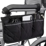 1 Pc Outdoor Wheelchair Side Pouch Storage Bag Armrest Holder Pocket Organizer. Fixed Price $11.80.