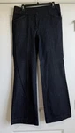 Dana Buchman Women Wide Leg High Rise Dark Wash Trouser Jeans Size 10. Fixed Price $11.23.