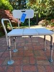 Probasics Transfer And Shower Bench. Fixed Price $30.00.