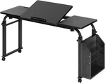 Overbed With Wheels Mobile Desk For Laptop Adjustable Height & Length. Fixed Price $81.99.