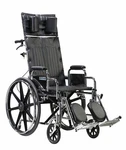 Drive Medical STD22RBDDA Sentra Reclining Wheelchair, 22" Seat Chrome. Fixed Price $779.00.