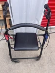 Mckesson Upright Rollator Walker Folding 32 37 Handle Height 146-R726BK. Fixed Price $47.95.