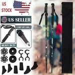 2X Trekking Poles Nordic Walking Hiking Sticks Anti-shock Adjustable Alpenstock. Fixed Price $16.89.