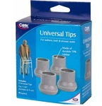 Carex Universal Tips For Walker, Bath & Shower Seats, 4 Count, Fits 1/8 Diam. Fixed Price $10.98.