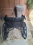 Probasics Bariatric 24 Inch Heavy Duty Wheelchair/ Adjustable Legs. Fixed Price $210.00.