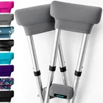 Vive Premium Crutch Pads & Hand Grips - Comfortable, Breathable, Machine Gray. Fixed Price $30.83.