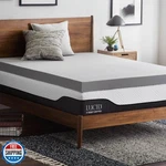 Lucid 4 Inch Ventilated Bamboo Charcoal Memory Foam Mattress Topper, Certipur. Fixed Price $229.99.