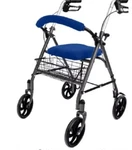 Top Glides Universal Soft Rollator Walker Seat And Backrest Blue Only Covers New. Fixed Price $29.99.