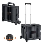Folding Shopping Cart Foldable Utility 80 Lbs Telescoping Handle. Fixed Price $24.99.