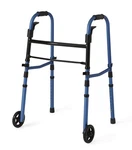 Medline Adult Folding Paddle Walker, Wheels, Fits Users 5'5" To 6'4" Tall,.... Fixed Price $72.45.