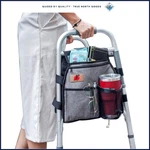 Compact Walker Bag With Cup Holder And Secure Medical Pocket For Seniors. Fixed Price $67.89.