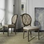 Safavieh Holloway Tufted Oval Side Chair Set Of 2 Beige. Fixed Price $441.22.