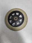 Used Pride Jazzy Select Series Roller Blade Style Anti-tip Wheel Assembly. Fixed Price $10.00.