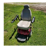 Pride Mobility Jazzy Powerchair Electric Joystick Headrest Footrest Red. Fixed Price $650.00.