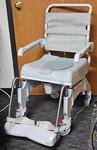 Aquatec Ocean Ergo Rolling Shower & Commode Wheelchair 18"X 1603032. Fixed Price $395.28.