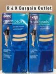 2 Sets Carex Pads 4 Total A70100 Fits Most Standard Crutches. Fixed Price $11.99.