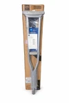 Medline Standard Aluminum Crutches Adult Push Button Adjustable New Open Box. Fixed Price $30.00.
