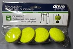 Drive 10123 Replacement Tennis Ball Walker Glides Set Of 4 New. Fixed Price $14.99.