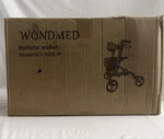 Wondmed Rollator Walker Red HCT-9123-W. Fixed Price $80.00.