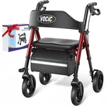 Vocic Walkers For Seniors, Z21 Rollator With Seat Supports 350LB, 8" B.... Fixed Price $112.44.
