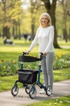 Healconnex Rollator Walker Seat Backshopping Bag Model HCT-9291D Blue Open Box. Fixed Price $99.00.