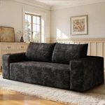 63" Boneless Couch Loveseat Sofa Comfy Deep Modern Corduroy Upholstery. Fixed Price $259.99.