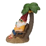 Northlight 12-INCH Tropical Gnome With Palm Tree Outdoor Garden Statue. Fixed Price $33.15.