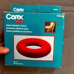 Carex Rubbermaid Inflatable Cushion Red Donut Seat P703-00 15X3 Inch. Fixed Price $25.00.