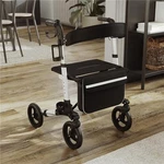 Flash Furniture DC-HY8516L-WHTBLK-GG Hercules Folding Rollator Walker With Ad.... Fixed Price $204.56.