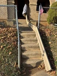 Bruno Chair Lift Model CRE-2110E Great Condition Padded Seat & Remotes. Fixed Price $950.00.