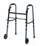 Medline MDS86410KDBW Folding Paddle Walker - Blue. Fixed Price $75.00.