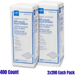 Medline Gauze Sponges 4X4 4-PLY Non-sterile 400 Ct Wound Care NON26444. Fixed Price $16.99.