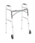 (1) New Drive Medical Deluxe Two Button Folding Adjustible Walker 10210-4ASM. Fixed Price $129.99.
