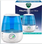 Filter Free Ultrasonic Humidifier 1.2 Gal Mist Bedrooms Kids Vicks Cool. Fixed Price $28.75.
