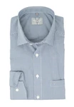 Marvelis Men's Business Shirt Comfort Fit Kent Collar Long Sleeve Checked Dark Blue. Fixed Price $51.15.