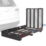 Titan Ramps Hitch-mounted Wheelchair And Scooter Carrier 500 Lb. Capacity. Fixed Price $209.99.