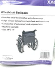 Dmi Wheelchair Bag Backpack Easy On/off Straps Black. Fixed Price $14.99.