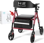 Walkers For Seniors With Seat, Foldable Rolling Durable Aluminum.. Fixed Price $49.99.