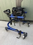 Rifton Pacer K630 Medium Sz Blue Gait Trainer 150LB. Loaded Accessories. Fixed Price $799.99.