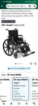 Medline Transport Guardian K 4 Wheelchair. 18 Inch. Factory Sealed. Fixed Price $51.00.