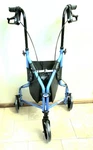 Lumex 3 Wheel Cruiser Set N' Go Adjustable Rollator Walker - Bondi Blue. Fixed Price $125.00.