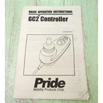 Pride Mobility GC2 Joystick Controller Basic Operation Instructions Manual. Fixed Price $12.10.