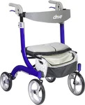 Drive Medical Nitro Dlx Foldable Rollator Walker Blue. Fixed Price $429.99.