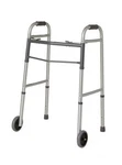 Medline Guardian Twobutton Folding Walker 5" Wheels Aluminum Frame 300 Lb Cap. 1. Fixed Price $37.53.