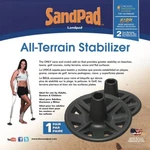 Sandpad Landpad All Terrain Stabilizer Crutch Tips (paired Pack). Fixed Price $42.95.