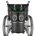 Zheeyi Dual Oxygen Tank Holder For Wheelchiars, Cylinder Bag. Fixed Price $37.08.