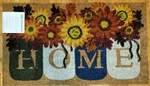 Fall Home Mason Jar Coir Mat, Evergreen # 2RM608, Indoor/outdoor. Fixed Price $21.00.