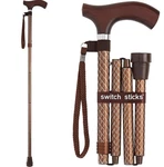 Switch Sticks Walking Cane Women Foldable Adjustable Height 32-37" New. Fixed Price $25.00.