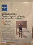 Medline Bed Assist Bar With Storage Pocket, Height Adjustable Rail. Fixed Price $15.00.