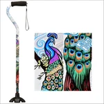 Nova Joy Designer Offset Quad Cane For Count (pack 1), Proud Peacock. Fixed Price $44.84.